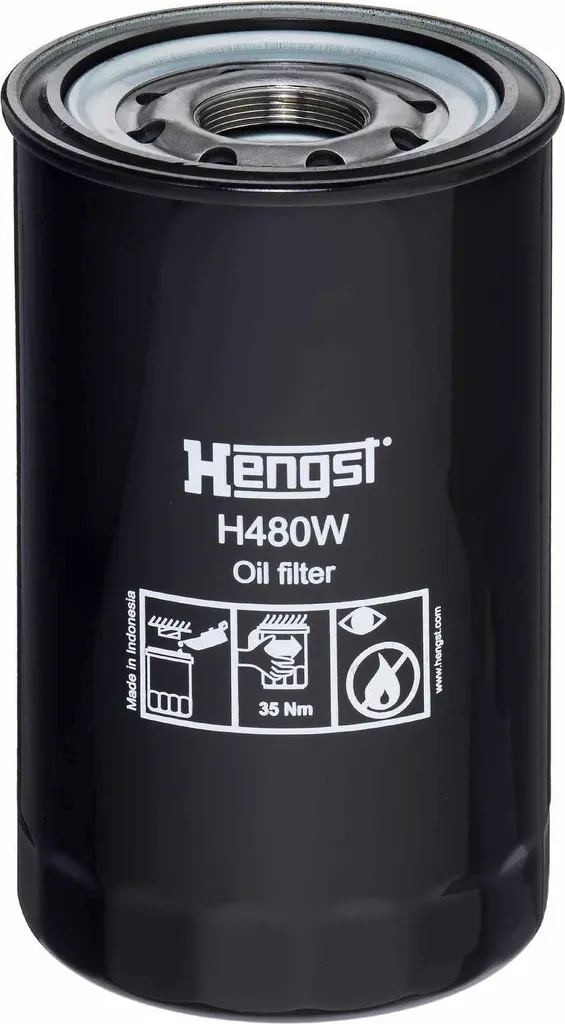 Filtre à huile HENGST H480W pour stopper l'usure prématurée moteur