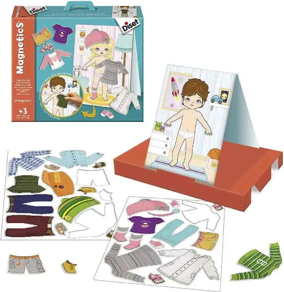 Diset 63245, Set creativo per bambini, 3 anni, plastica, Multicolore