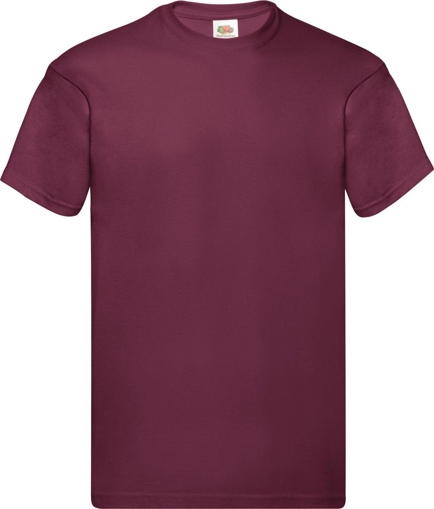 Fruit of the Loom - "Original" T-Shirt für Herren FK2910 (XXL) (Burgunderrot)