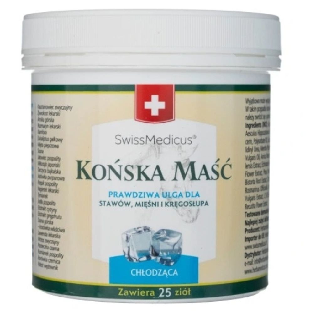 Kôňska Masť Chladivá SwissMedicus, Objem 250 ml Obrázok produktu 