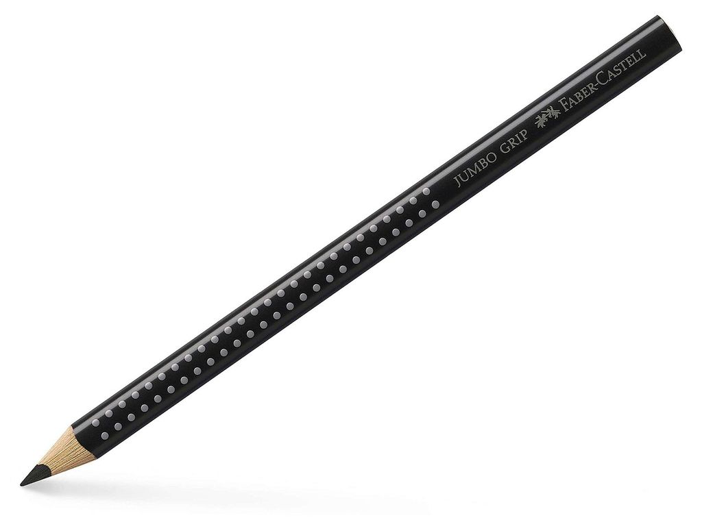 FABER-CASTELL Dreikant Buntstift Jumbo GRIP schwarz Produktbild 