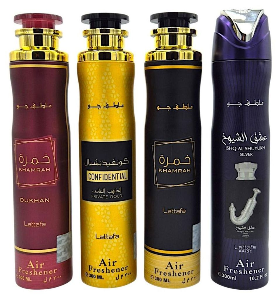 Lattafa Raumspray Set Air Freshener – Khamrah, Khamrah Produktbild 