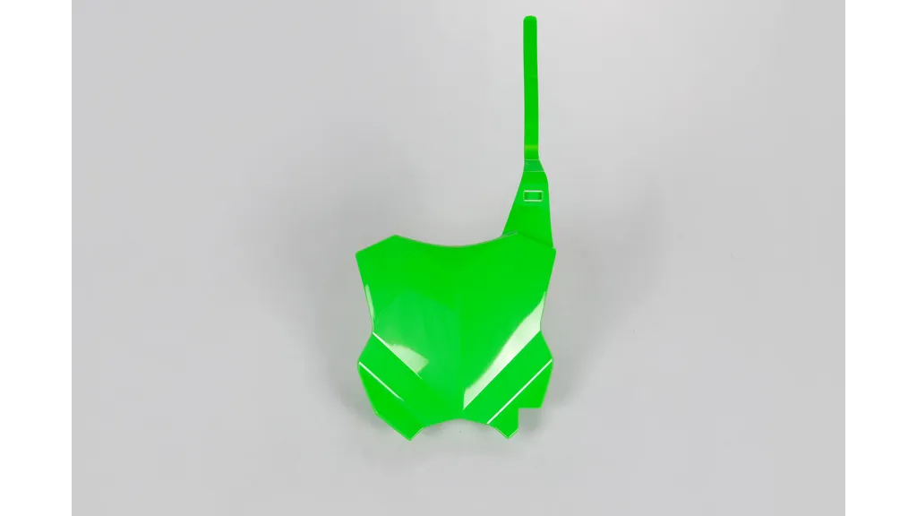 Plaque numéro frontale UFO pour moto de cross Kawasaki A