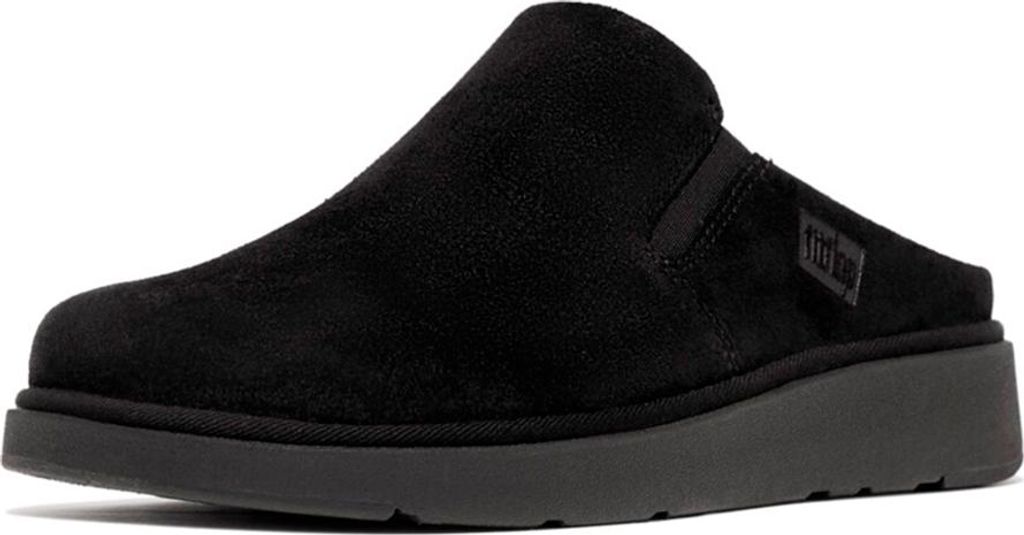 Fitflop Gen-ff Elasticateds Holzschuhe Schwarz EU 38 Frau Schwarz EU 38