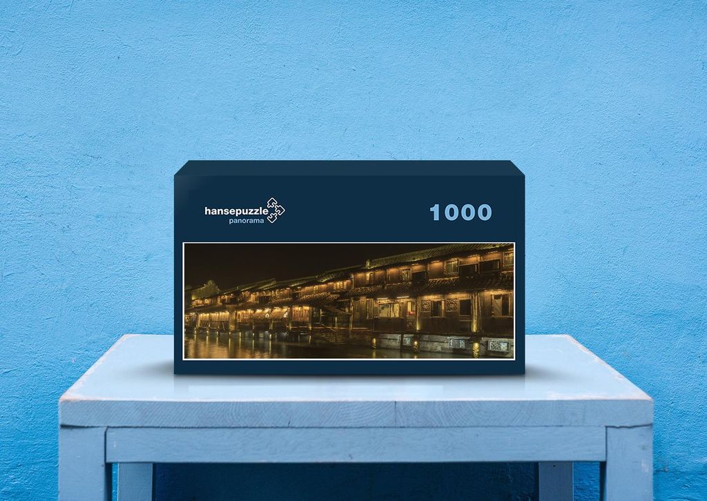 hansepuzzle 40949 - Altstadt Puzzle, 1050 Teile, Reisen, 60,0 x 46,0cm mit hochwertiger Aufbewahrung, Kartonbox und wiederverschließbarem Beutel