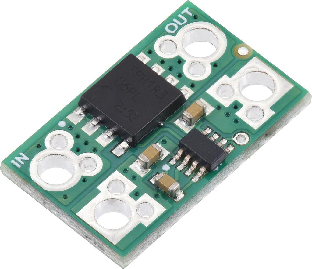 Pololu Ideal Diode Reverse Voltage Protector, 4-60V, 25A Produktbild 