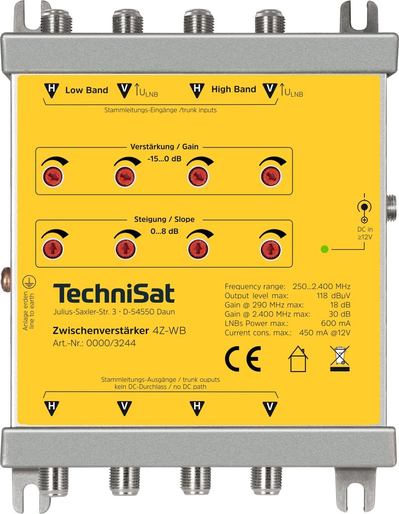 TechniSat Zwischenverstärker 4Z-WB | Produktbild 