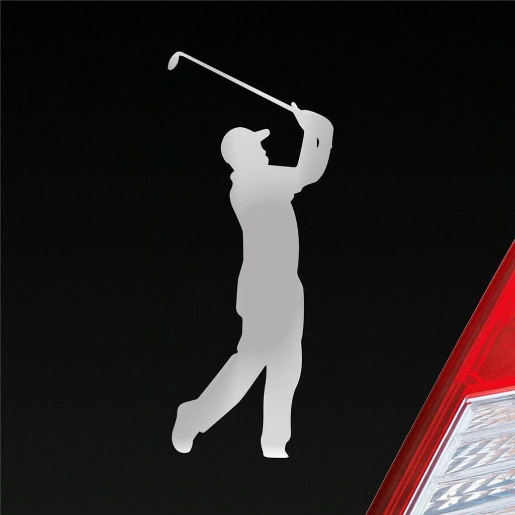 Auto Aufkleber Golfer Golf Minigolf Sport WGC PGA 10x4 cm Produktbild 