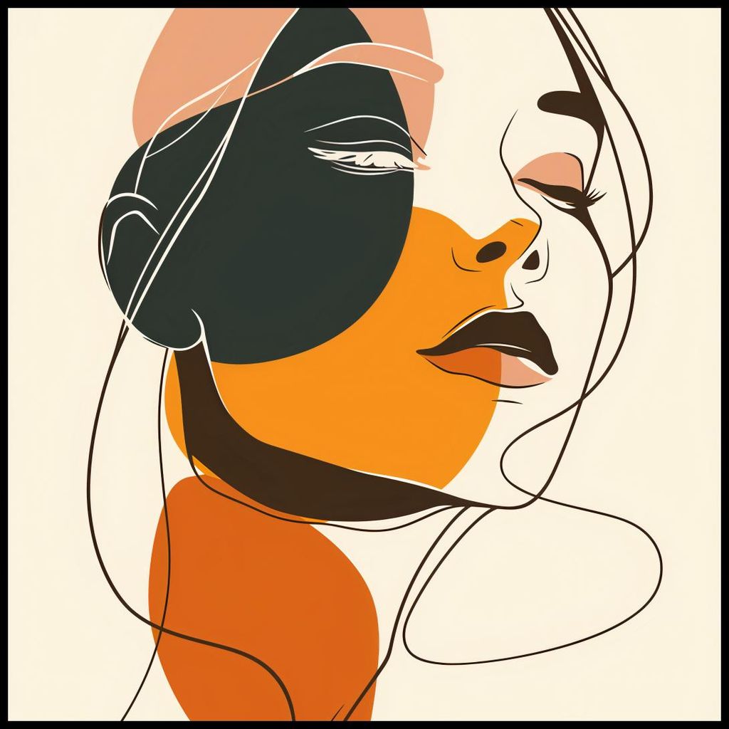 Plakat 90x90cm Innere Ruhe