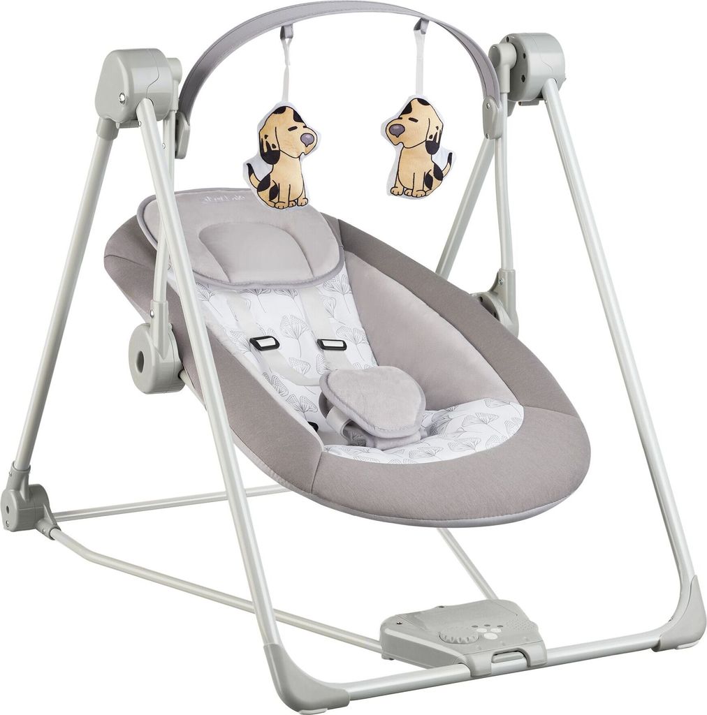 tectake® Babyschaukel Dogs klappbar, TrueSpeed-Technologie Produktbild 
