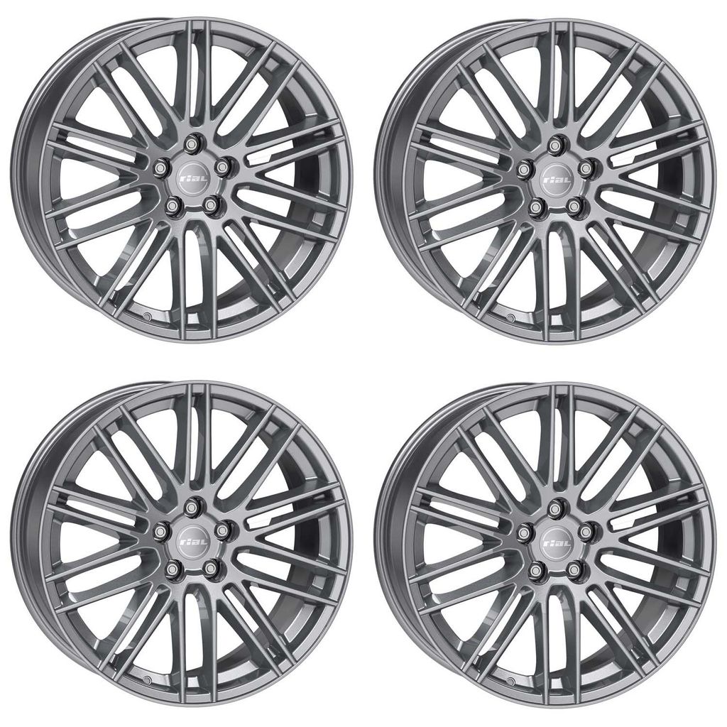 4 Rial Felgen KIBO X 9.0x20 ET43 5x112 GRA für AUDI A6 S6