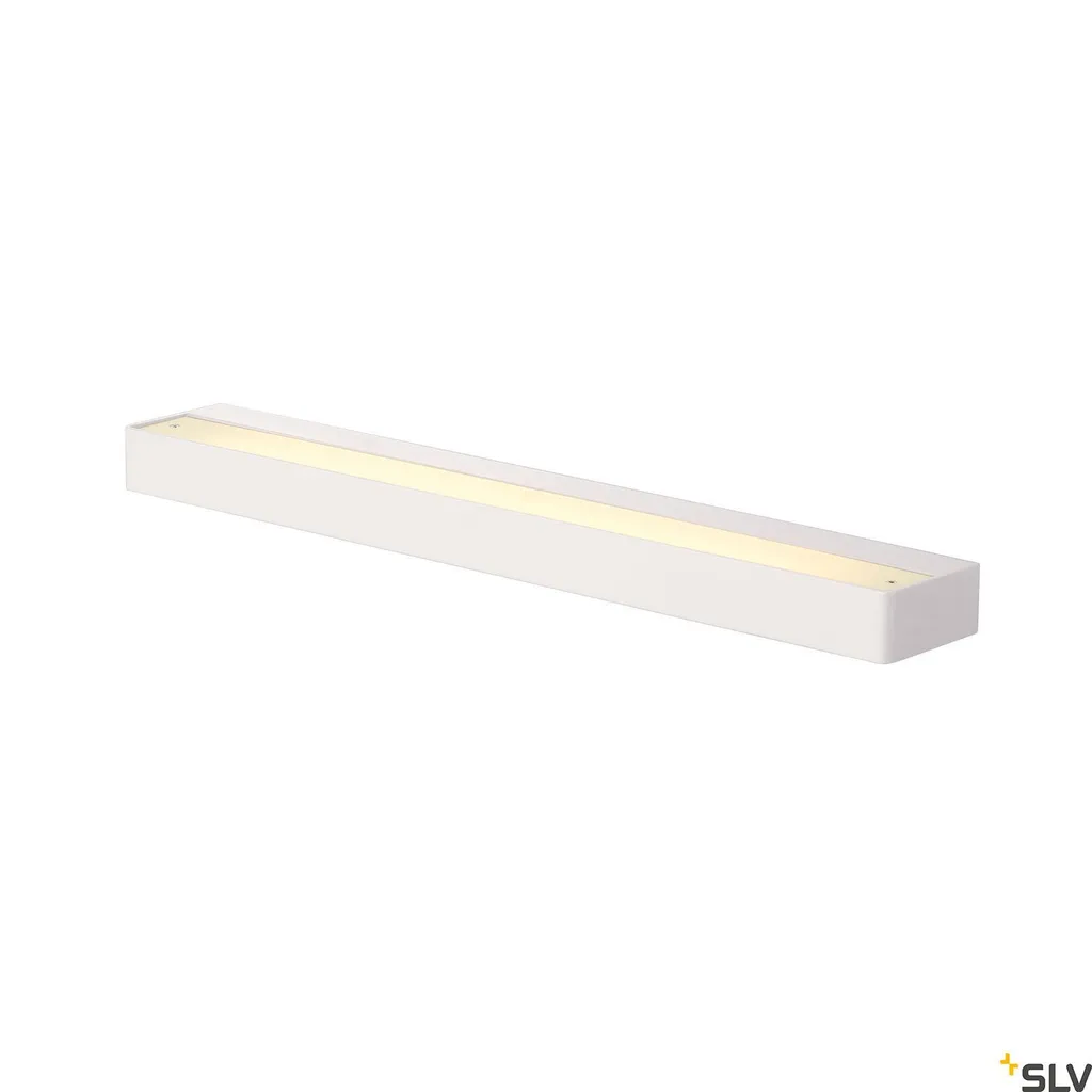 Applique murale LED carrée en blanc mat pour éclairage intérieur chic