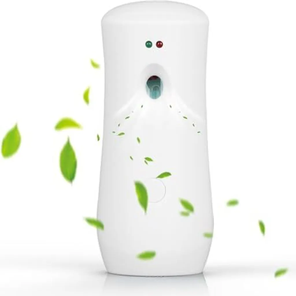 Erogatore automatico di fragranze, macchina a spruzzo per rinfrescare l'aria montata a parete, erogatore di profumo aerosol a batteria per uso interno, hotel, ufficio