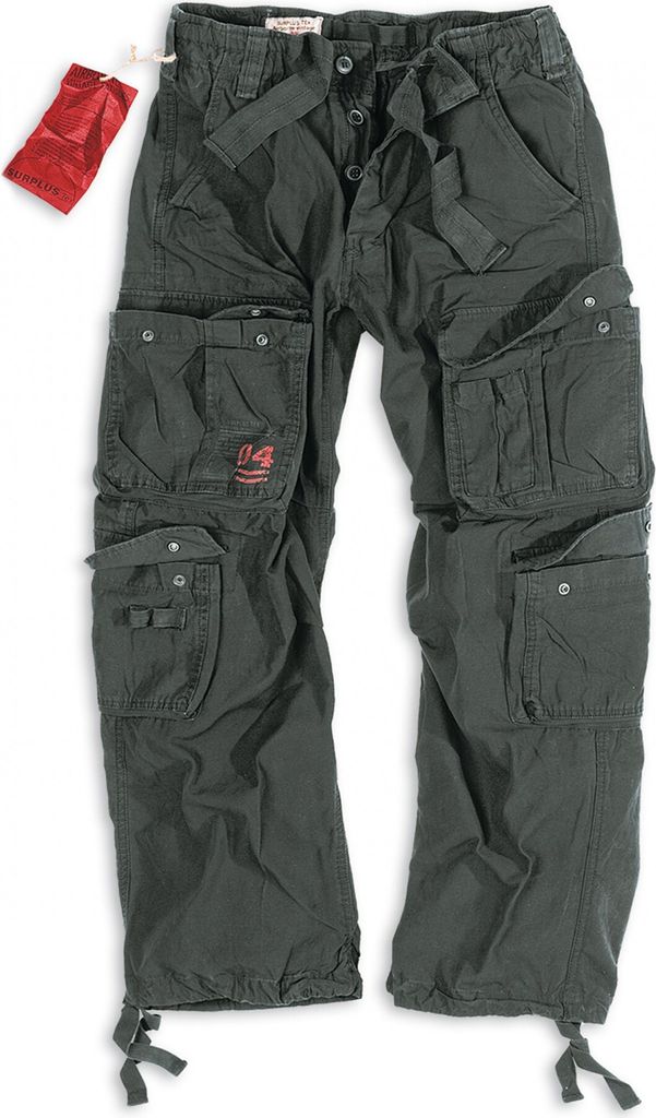 SURPLUS Airborne Vintage Trousers, schwarz