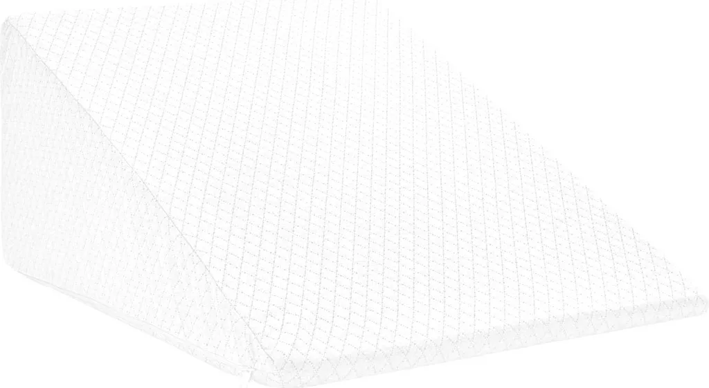 Coussin pour jambes blanc uni vidaXL - Repose-jambes confort et détente