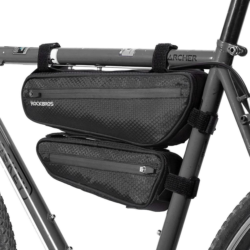 ROCKBROS Cyklistická brašna na rám, 2 v 1, odnímatelná Obrázek produktu 