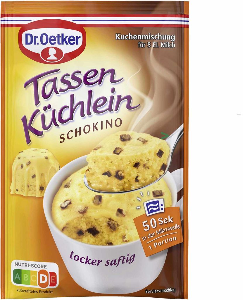 Dr. Oetker 101925700, 996 kJ, 235 kcal, 2,9 g, 1,8 g, 45 g, Produktbild 