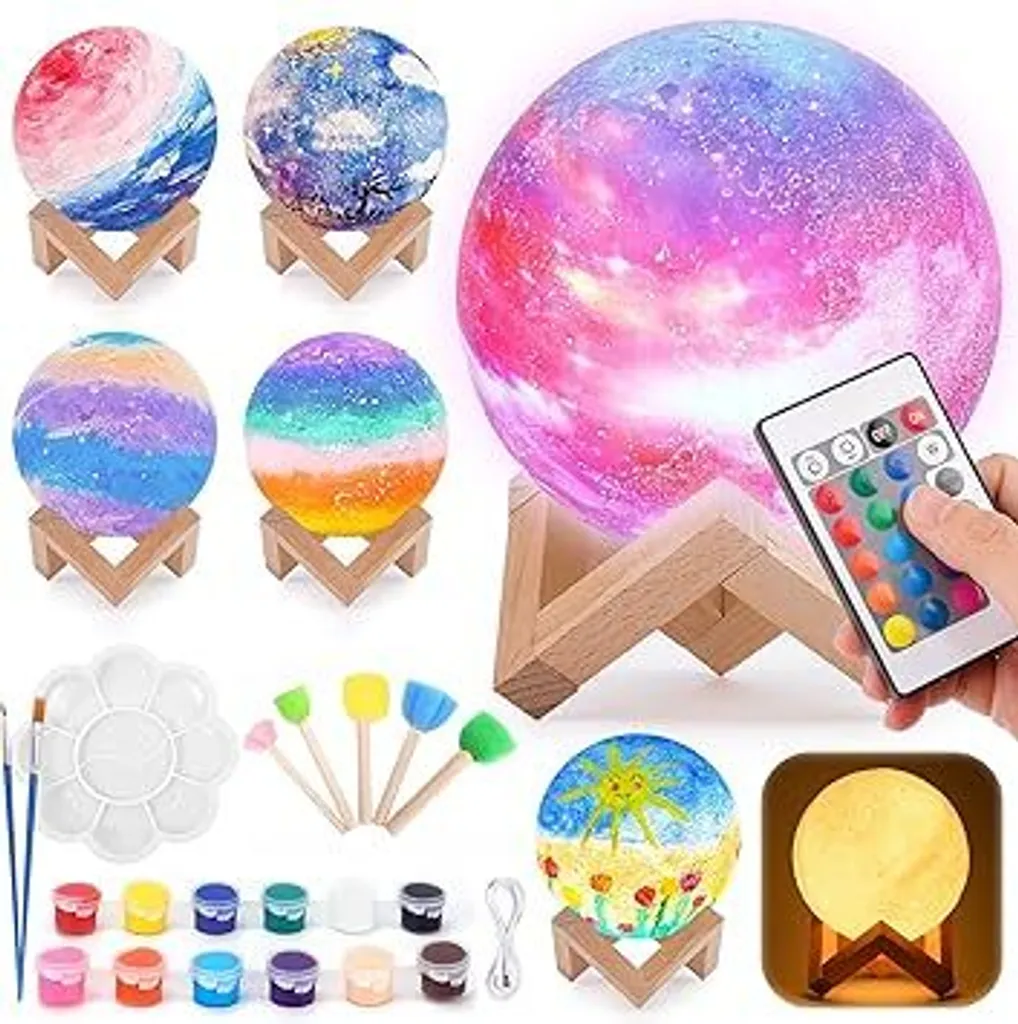 Idée cadeau fille de 7 à 11 ans : kit créatif pour fabriquer sa veilleuse