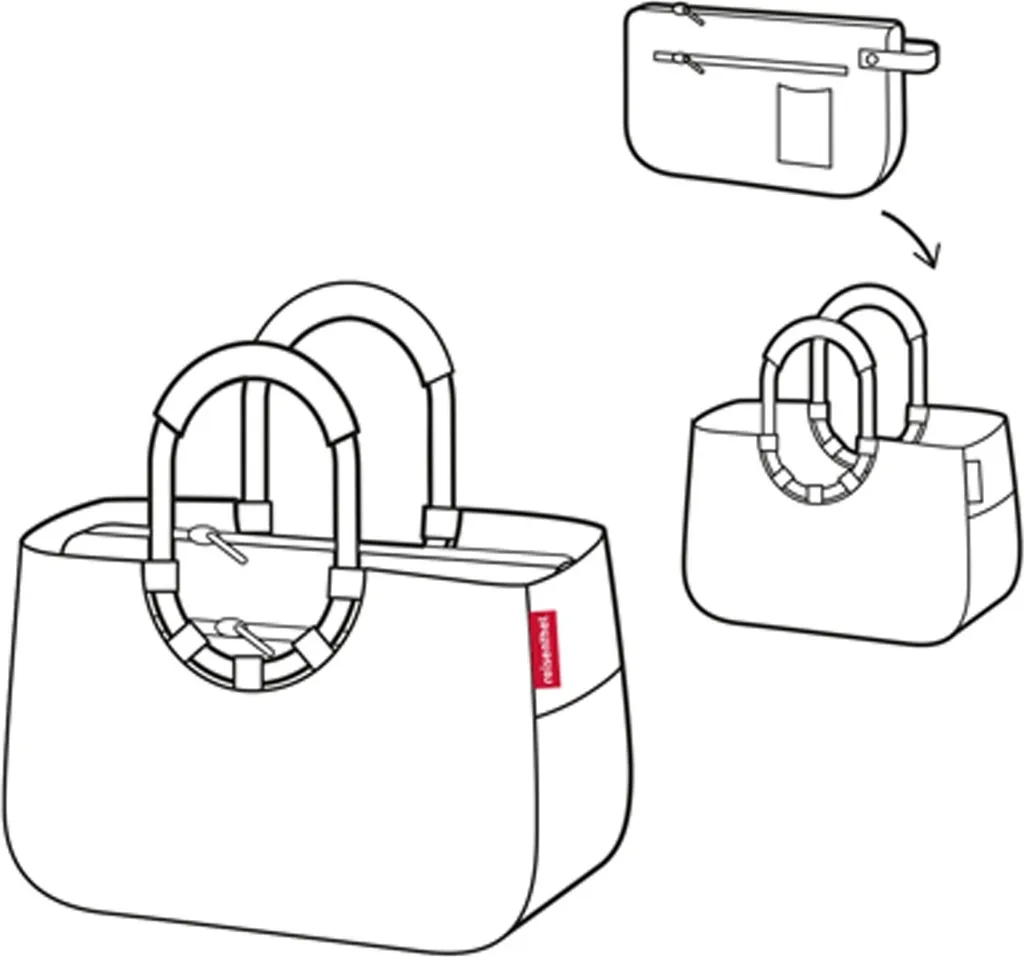 Sac à provisions reisenthel loopshopper M frame robuste et lavable - 12