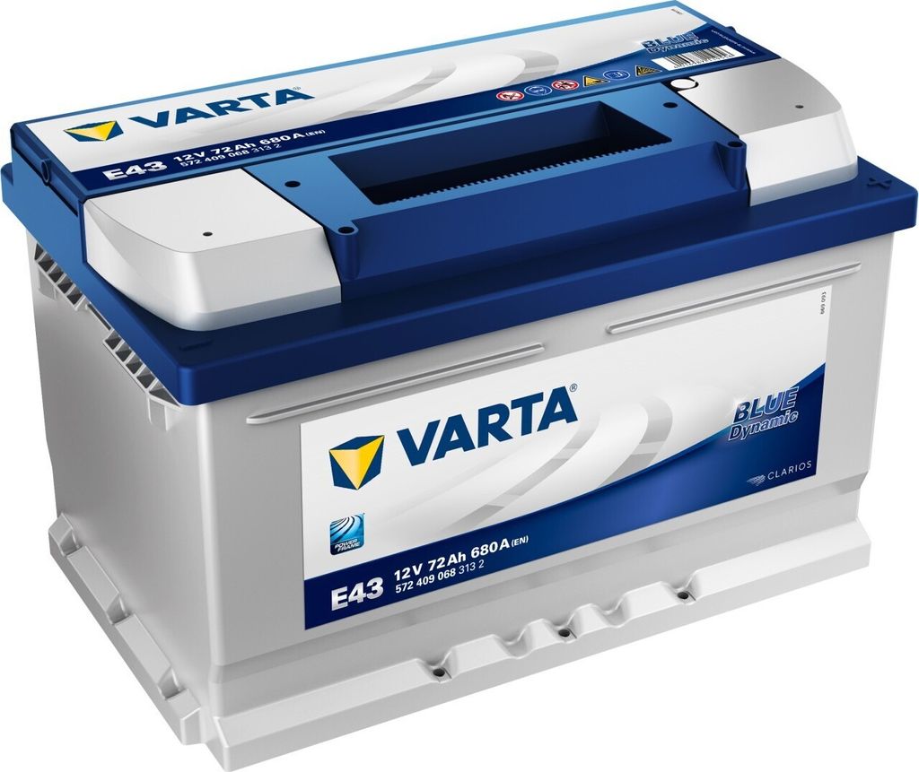 Varta Blue Dynamic 278X175X175 Ah 72  E43 572409068 Produktbild 