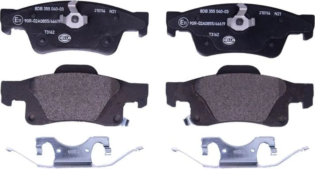 Jeu de plaquettes de frein pour Jeep Grand Cherokee IV WK WK2 HELLA Arrière