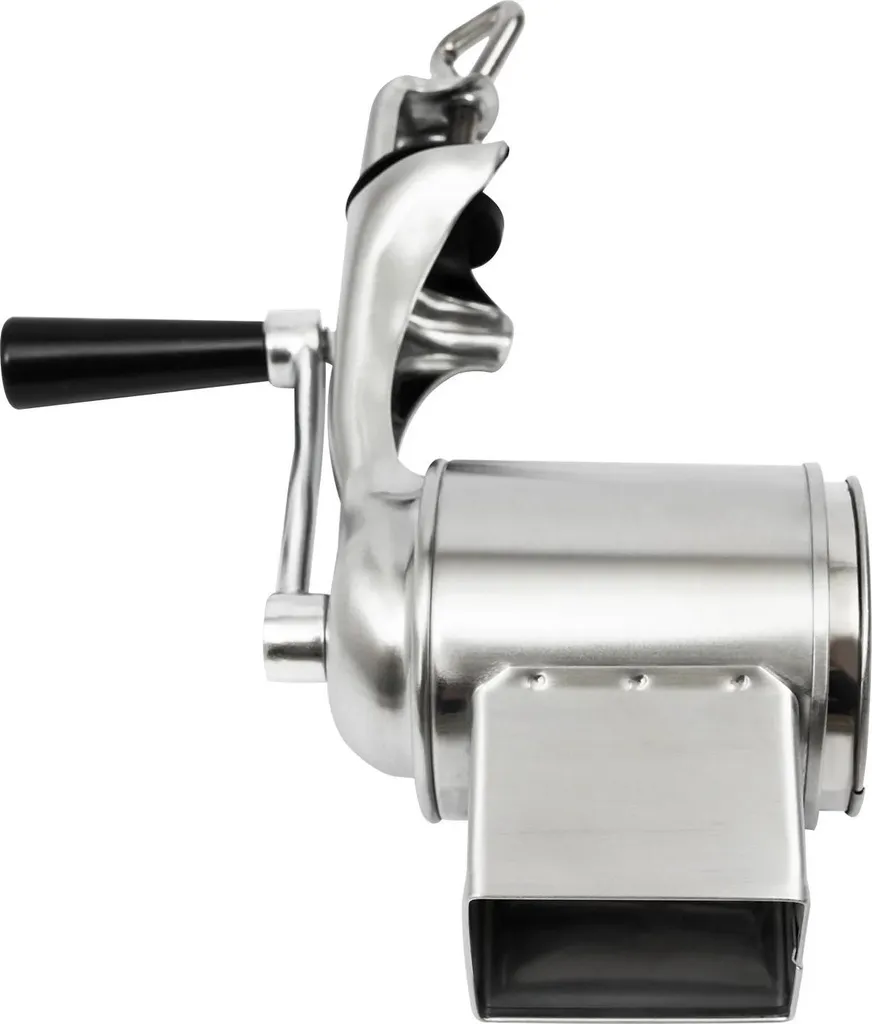 Grattugia Rotante Professionale 5 Lame Inox Argento per Formaggio e Verdure - 5
