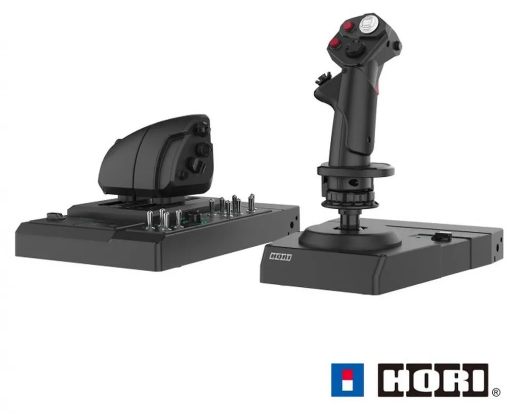Système de vol HOTAS pour PC avec support de bureau en métal robuste