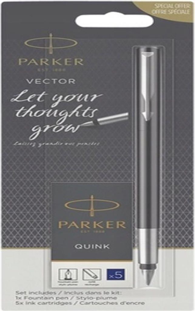 Parker - Brunnenstiftvektor + 5 Tintenmuster in Anzeige von 48 Sorti -Teilen