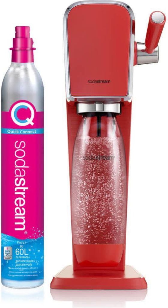 SODASTREAM Soda Maker ART mandarin QC incl 1L PET bottle