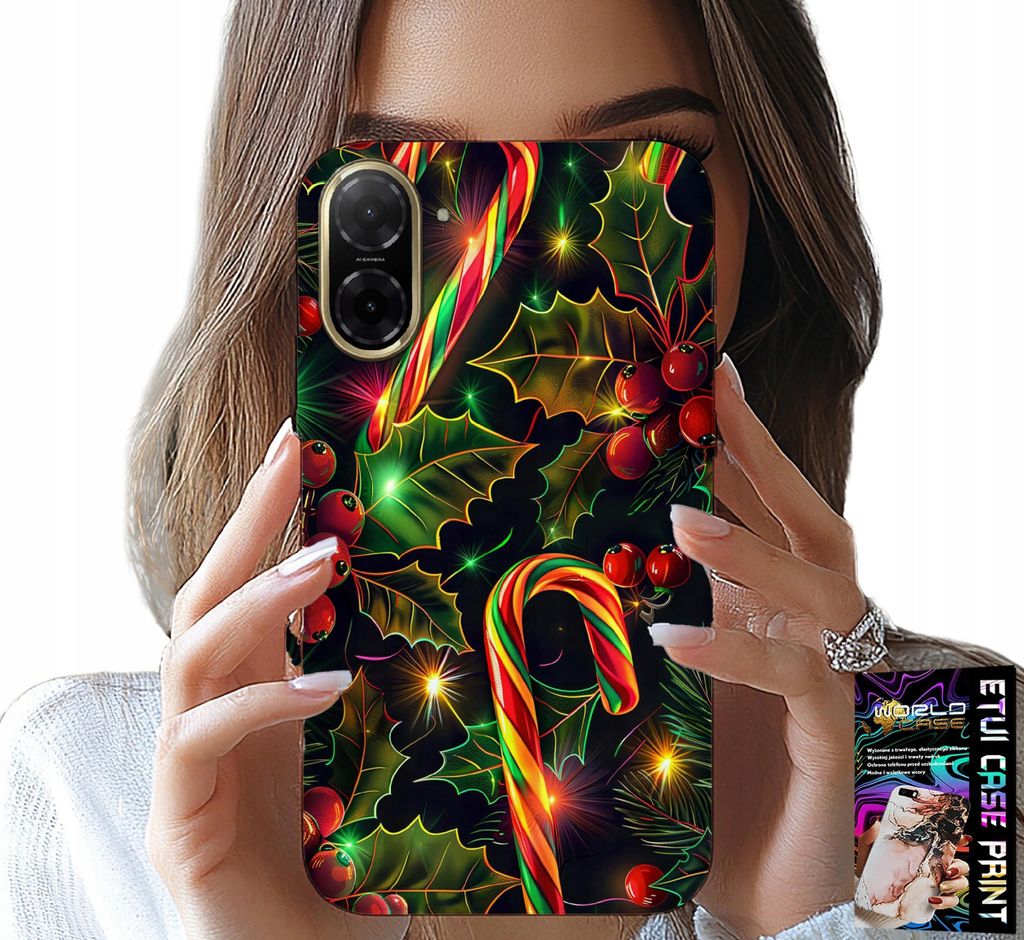 Hülle Für Xiaomi Redmi A5 - Zuckerstange, Mistelzweig, Weihnachtsbaum + Glas