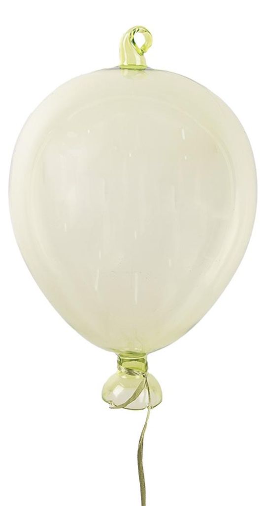 Clayre & Eef Pendentif décoratif Ballon Ø 7x14 cm Vert Image du produit 