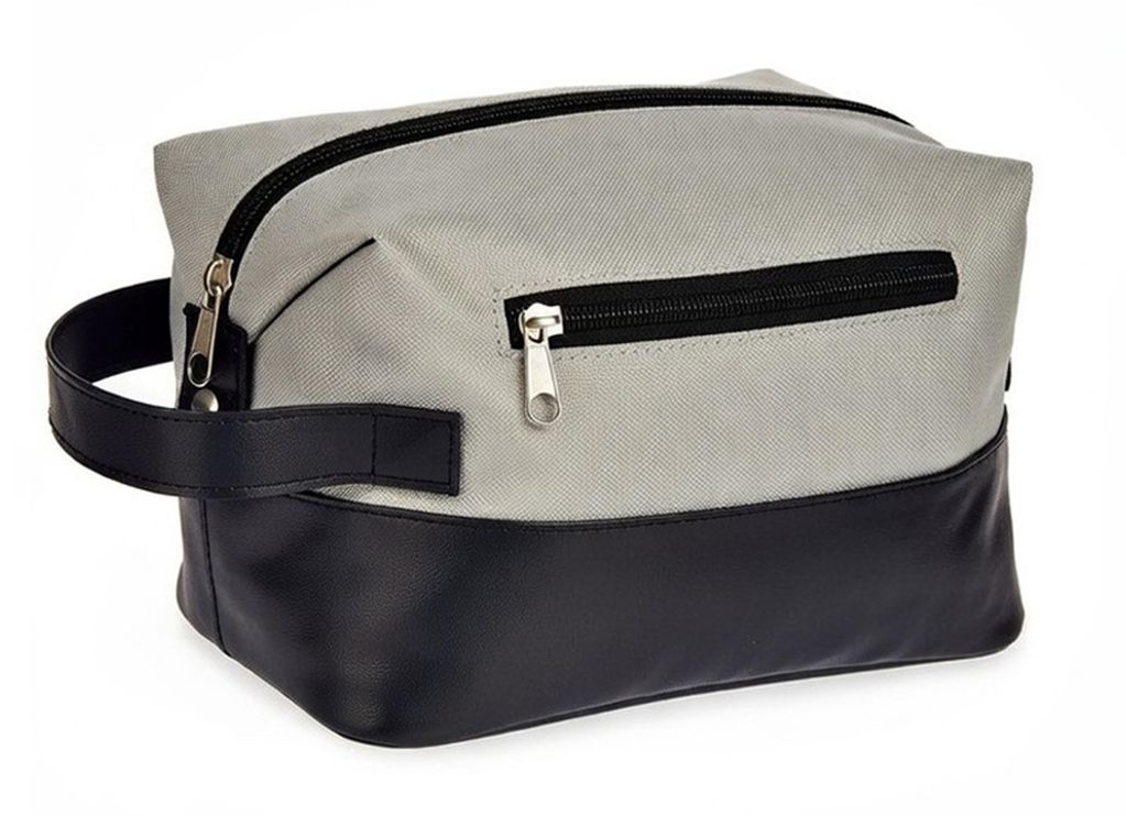 KULTURBEUTEL zum Aufhängen 25cm Kulturtasche Kosmetiktasche Reisetasche Toilettenorganizer Reise Tasche 75 (Grau)