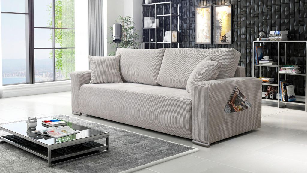 Sofa Couch Schlafsofa Wohnlandschaft Schlaffunktion Produktbild 