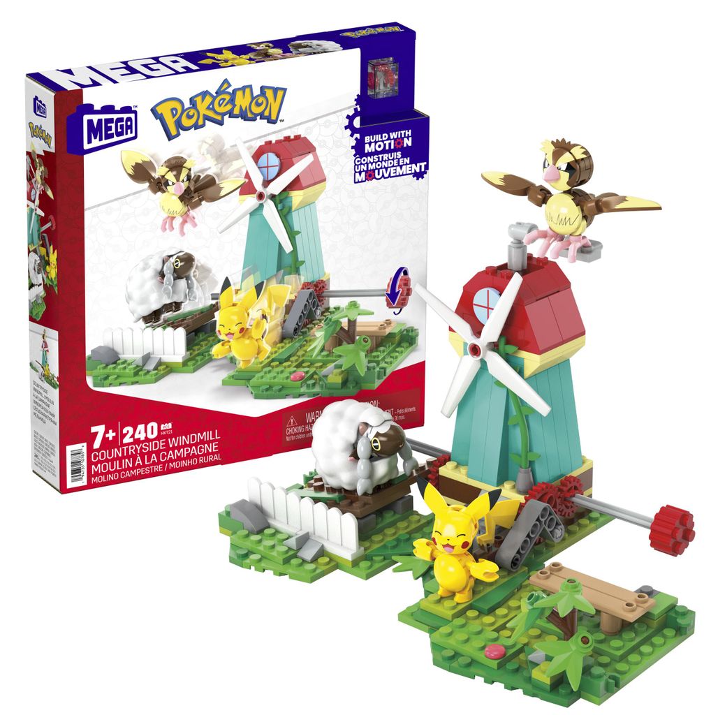 Mattel HKT21 MEGA Pokémon Windmühlen-Farm Produktbild 
