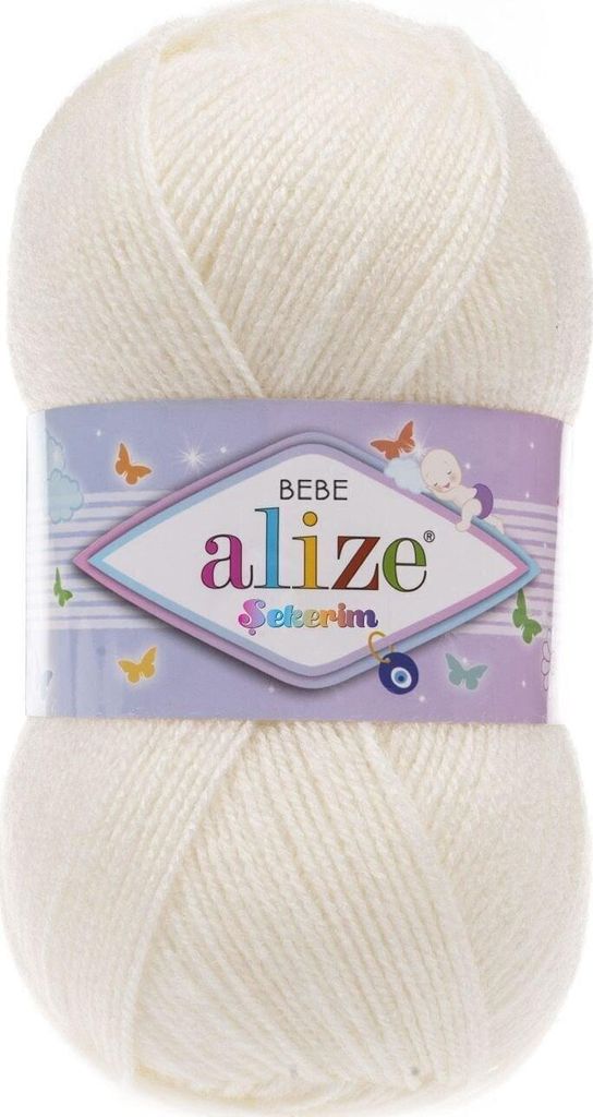 Alize Şekerim Bebe 62 Przędza dziewiarska Zdjęcie produktu 