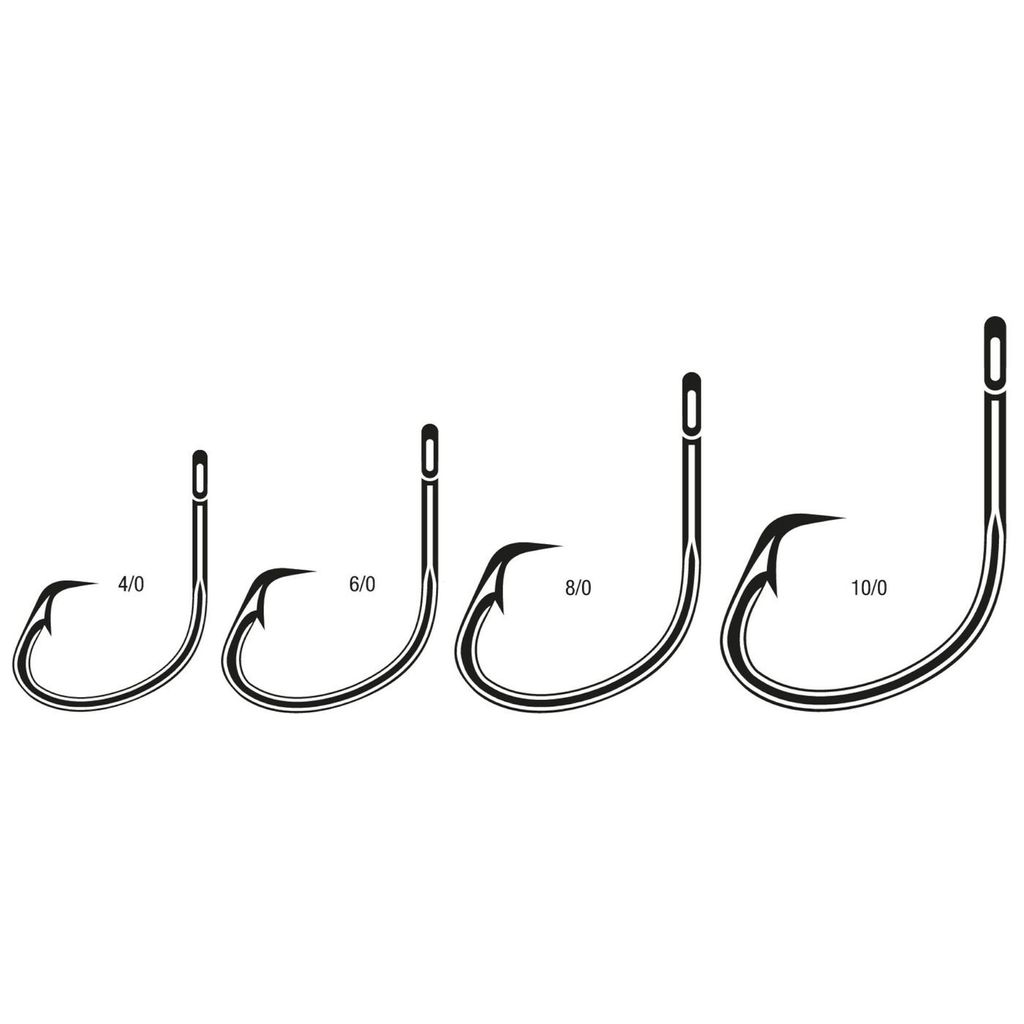 VMC 8386 Circle Tuna Hook - Einzelhaken, Größe/Packungsinhalt:Gr. 4/0 / 6 Stück