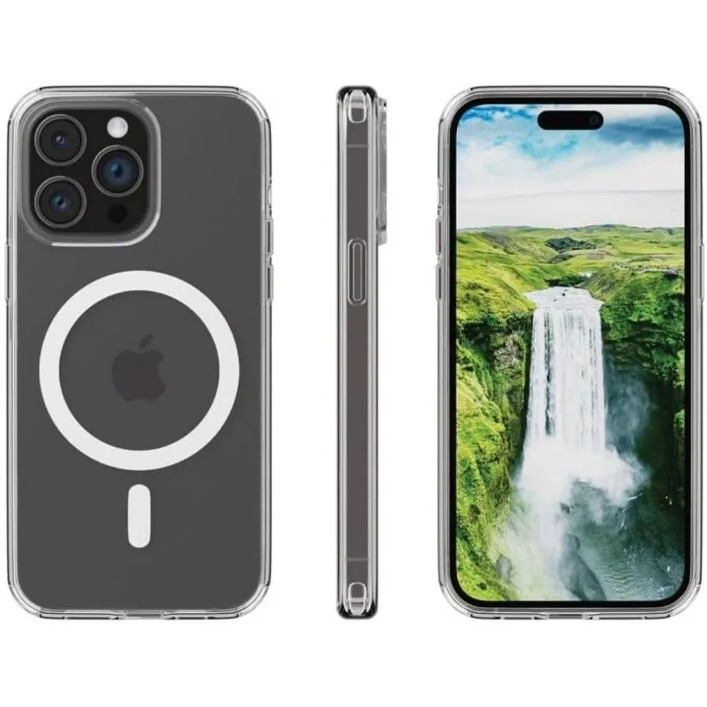 Coque iPhone 15 Pro MagSafe dbramante1928 Iceland Ultra D3O - Clair