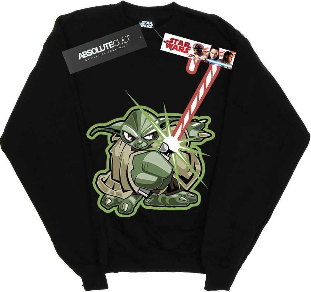 Star Wars - "Candy Cane" Sweatshirt für Herren BI45288 (XXL) (Schwarz)
