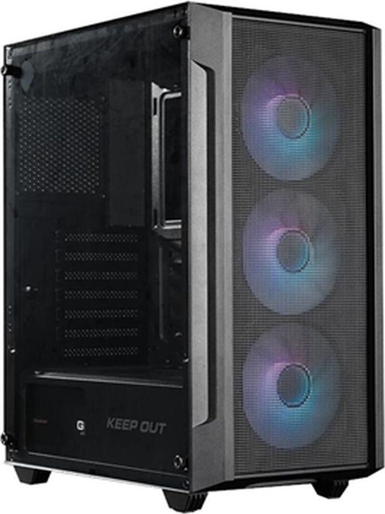 ATX Semi-Tower Gehäuse KEEP OUT KO XC-200 Schwarz