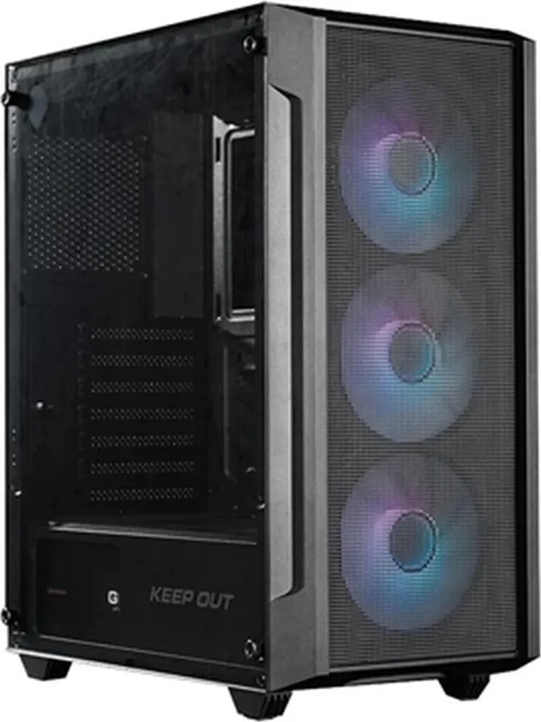 Alloggiamento PC Keep Out XC-200 ATX | Design Semi-Tower Black