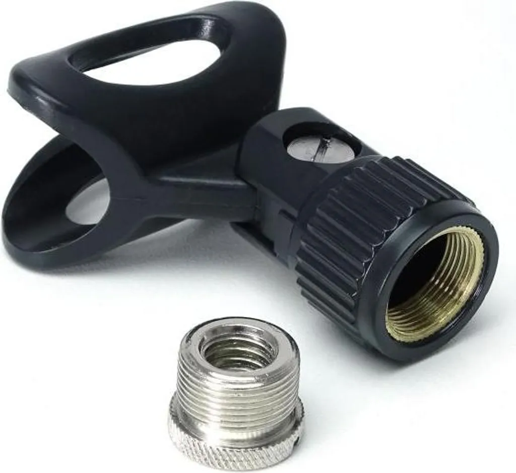 keepdrum MSA023 Morsetto Microfono 22-24mm - Set 2 Pezzi per Aste e Boom - 3