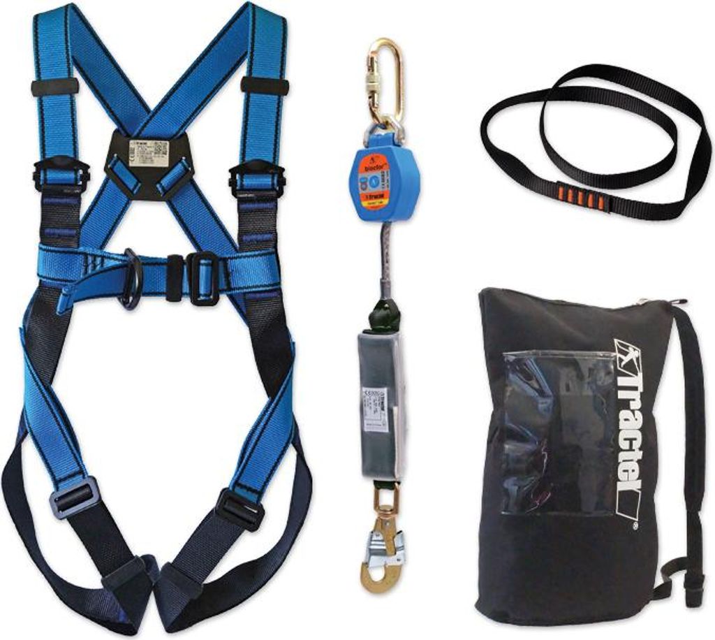 Absturzsicherungsset HT22 Auffanggurt + Blocfor 1.8 + AS19S-Ring TRACTEL - 67472