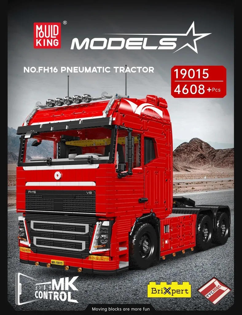 Mould King 19015 Camion FH16 Grosse Télécommande - Modèle de Construction - 9
