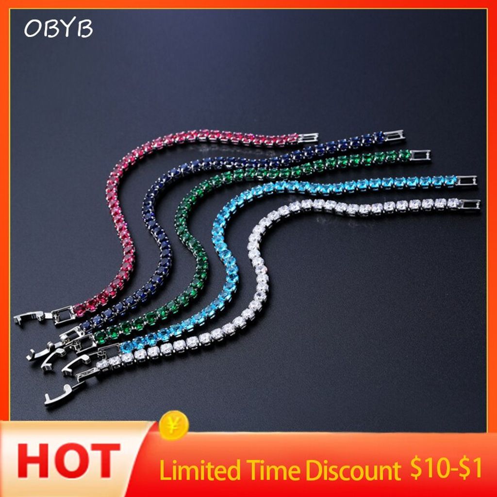 4mm Zirkonia Tennis Armbänder Iced Out Kette Kaufland.de