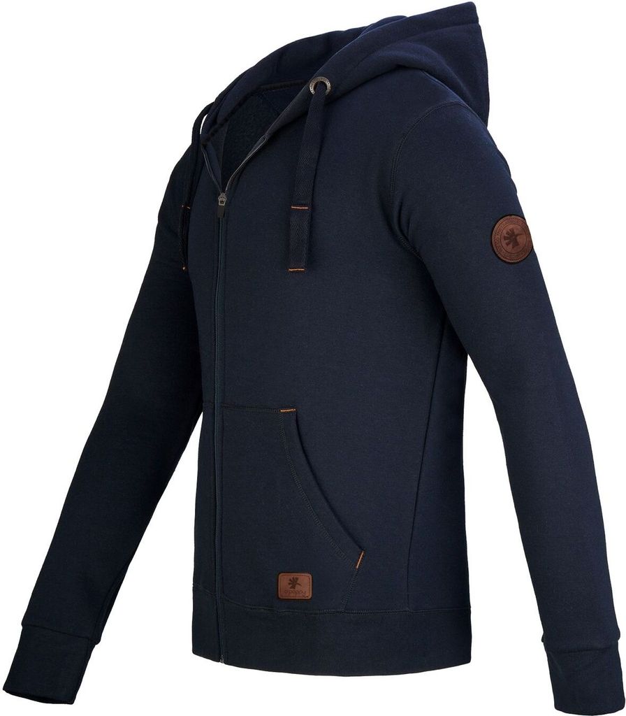 Produktbild von Herren Winter Jogginganzug Langarm Warm Sweatjacke Und Jogginghose Einfarbig Zip Up Kapuzenpullover Hoodies Fitnessanzug Tracksuit Trainingsanzug Herren Sport Zweiteiliges Set Streatwear