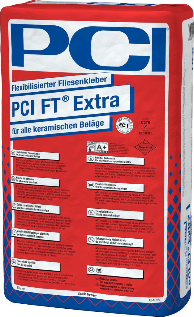 PCI FT Extra klej do płytek 25 kg Zdjęcie produktu 