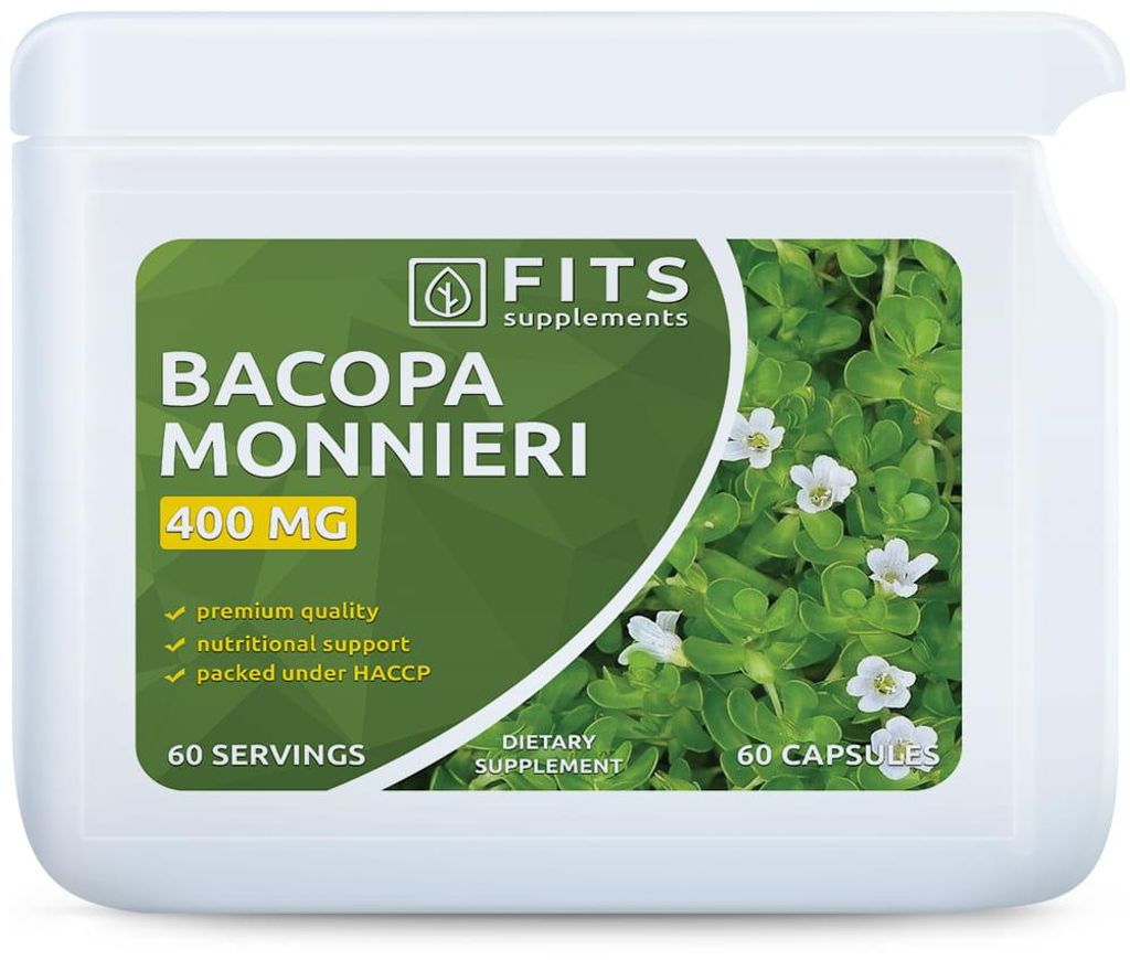Bacopa Monnieri, 400 mg, 60 capsule Immagine del prodotto 