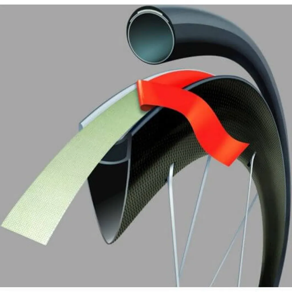 Fond de Jante Mvtek Tubular Argent 18 mm pour Entretien de Roue Vélo - 2