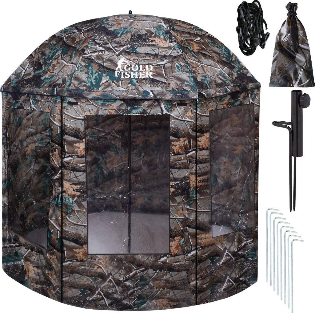 Tente parapluie de pêche avec housse de camouflage JUKON Image du produit 
