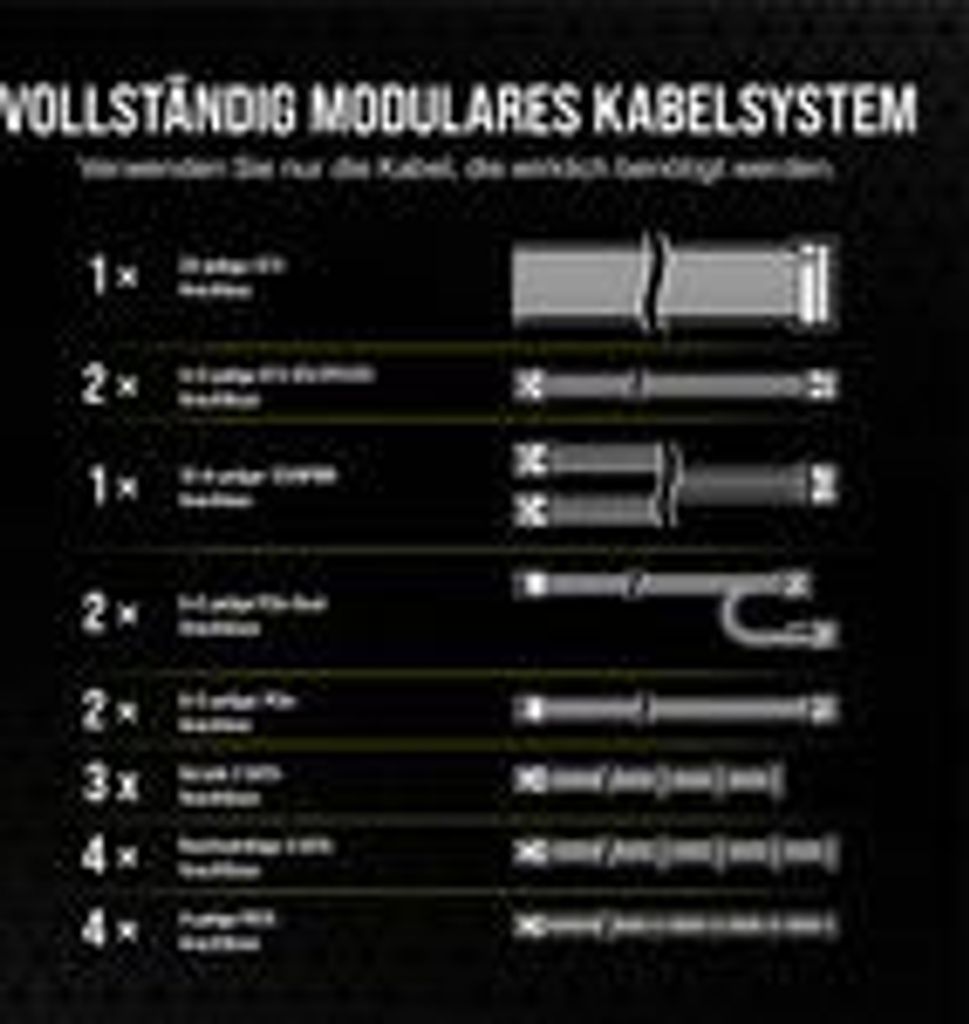 CORSAIR Netzteil 1000W RM1000e Modular V2 ATX 3.0 (80+Gold) Produktbild 14